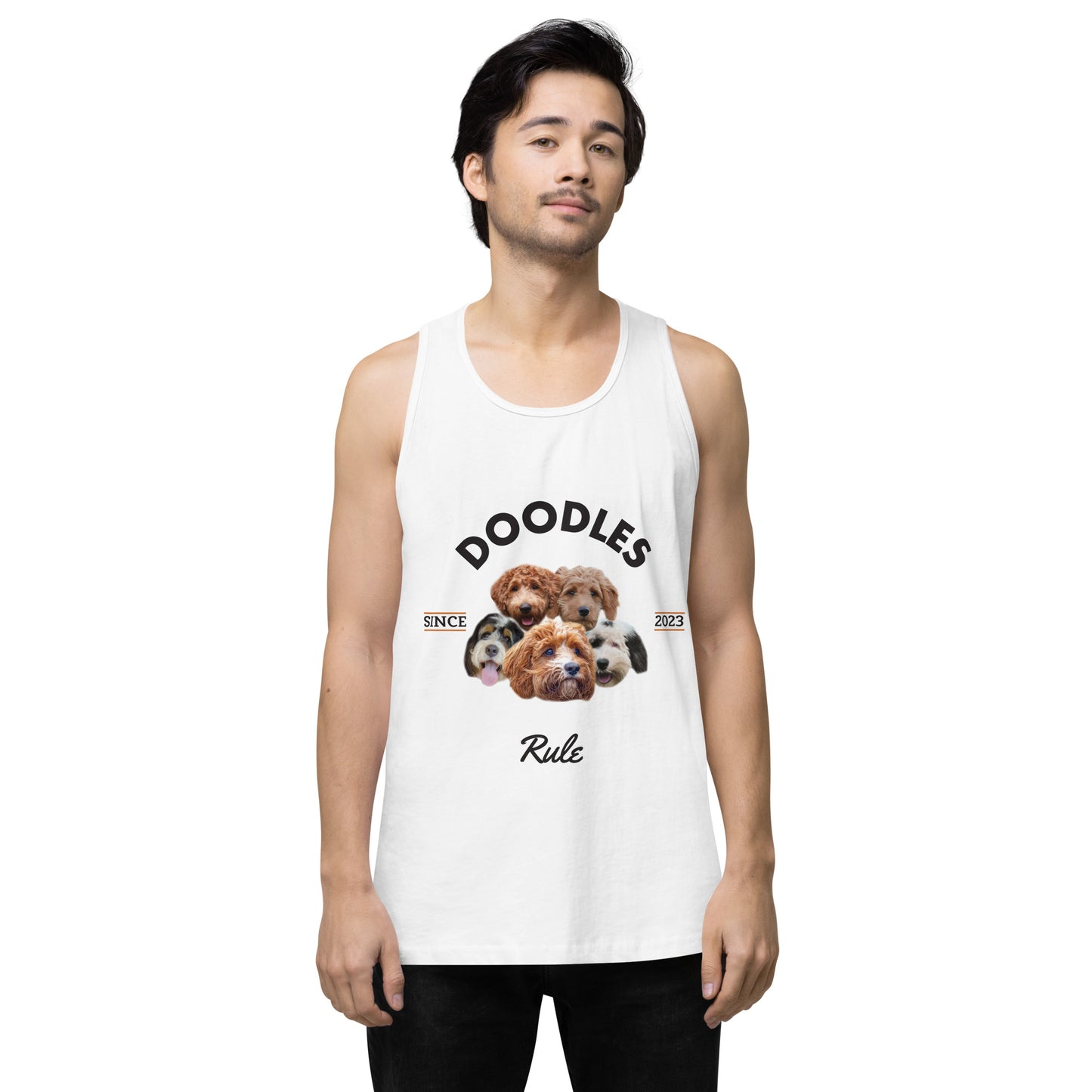 Doodles Rule - White Tank Top
