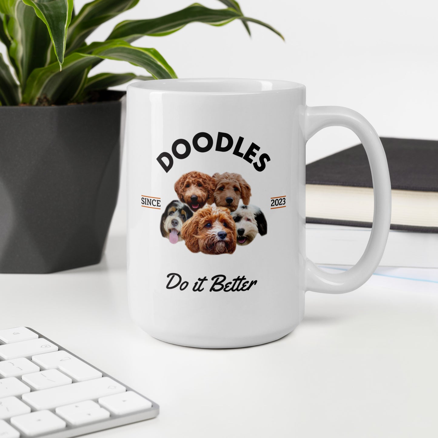 Doodles Do it Better - White Mug