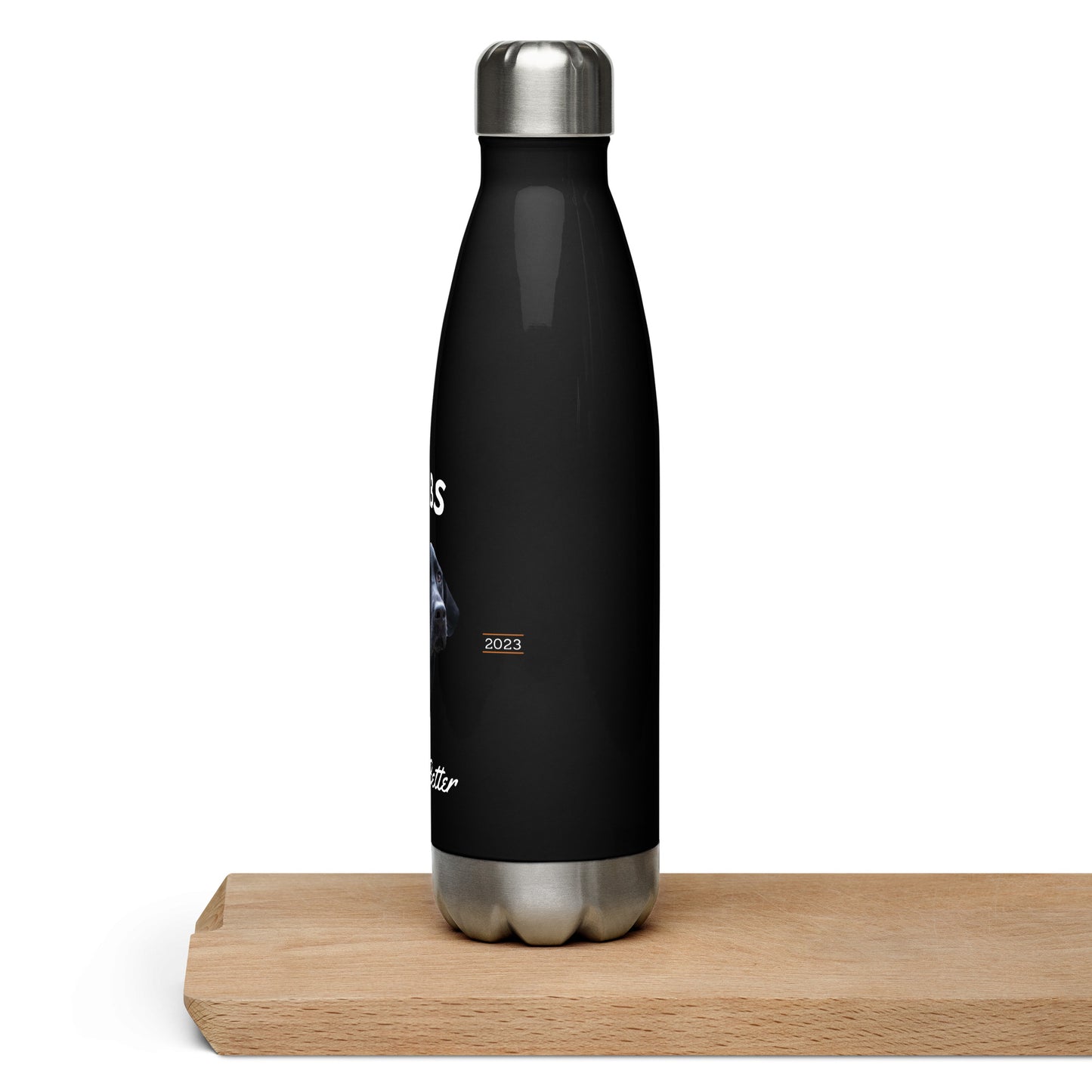 Black Labs - Black Water Bottle (Labs Do It Better)