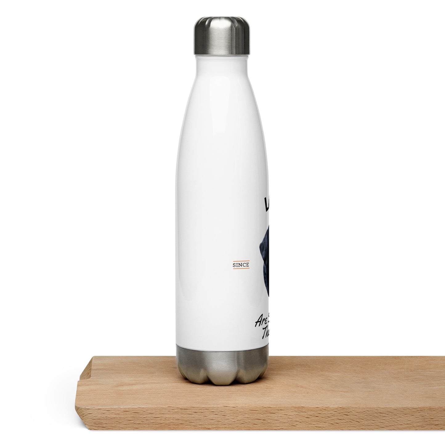 Black Labs - White Water Bottle (Labs Are Smarter Than You)