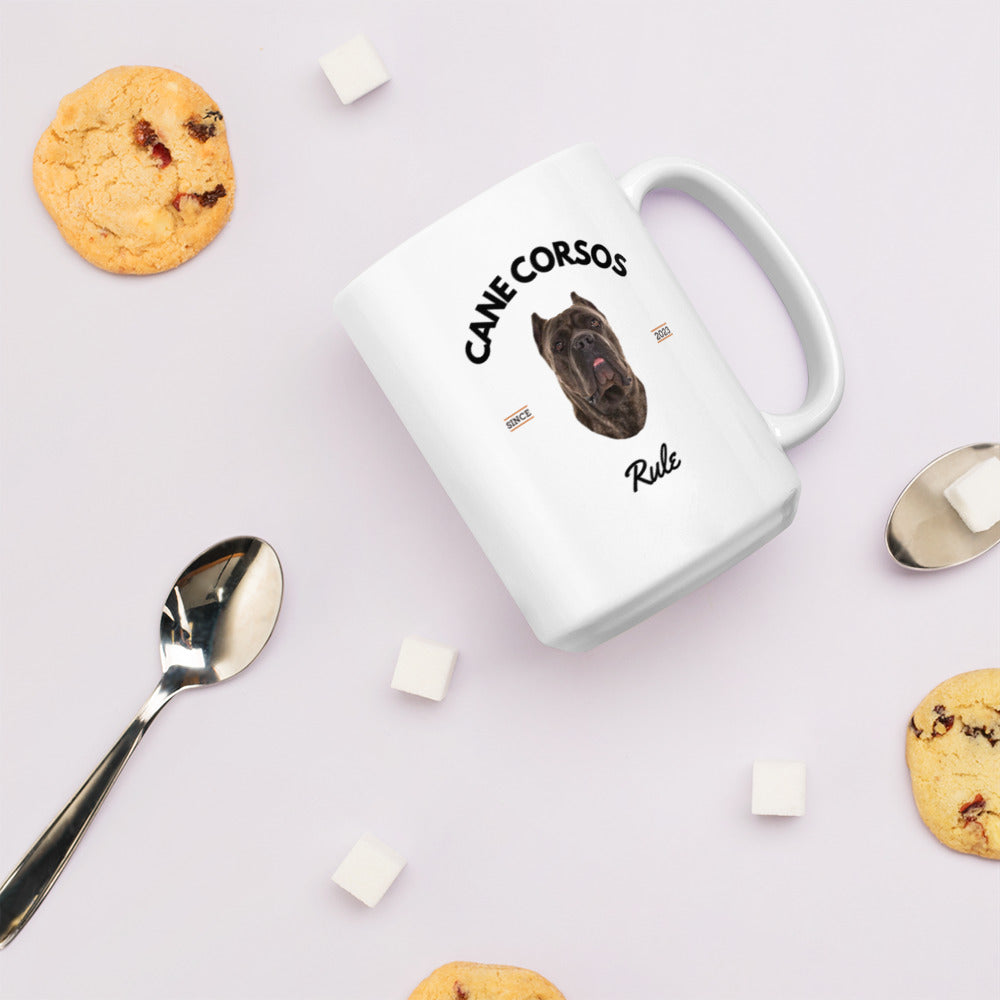 Cane Corsos - White Mug - Cane Corsos Rule