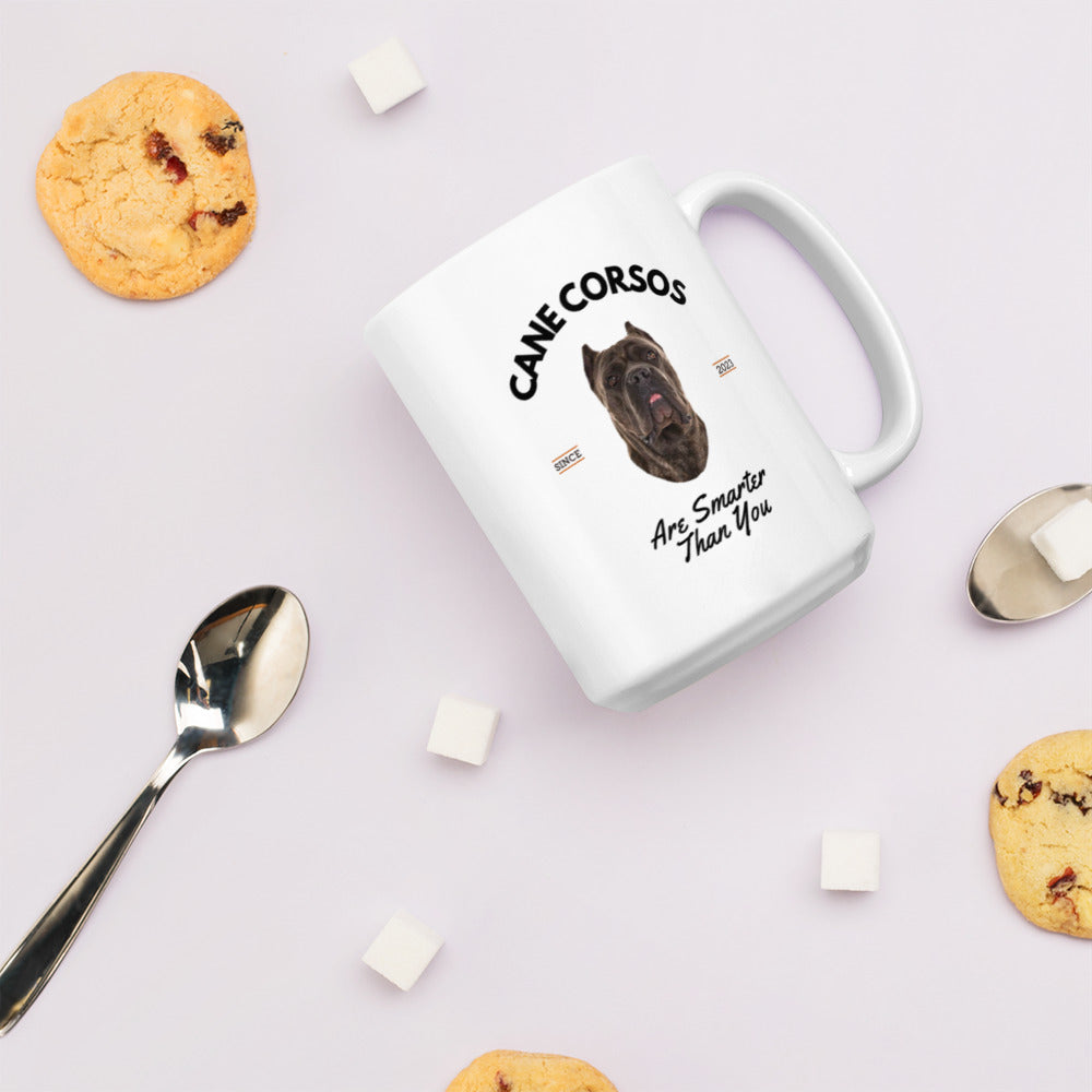 Cane Corsos - White Mug - Cane Corsos Are Smarter Than You