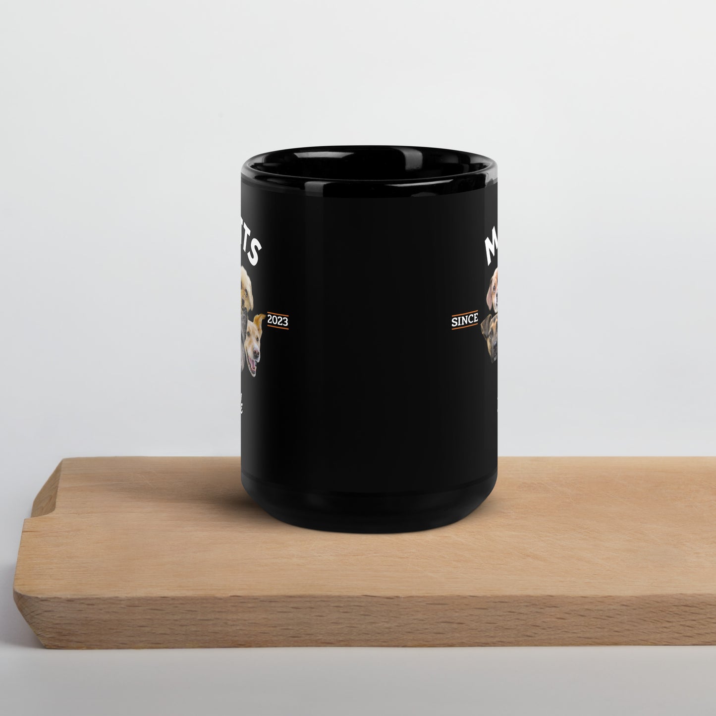 Mutts Rule - Black Mug