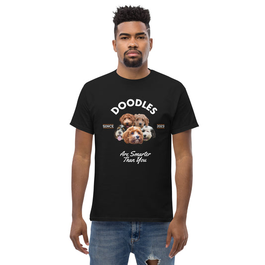 Doodles are Smarter than You  - Black T-Shirt