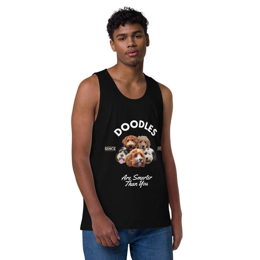 Doodles are Smarter than You - Black Tank Top