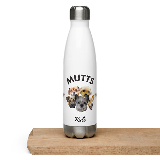 Mutts Rule - White Water Bootle