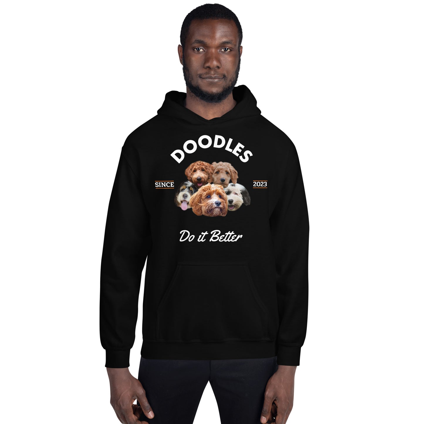 Doodles do it Better - Black Hoodie