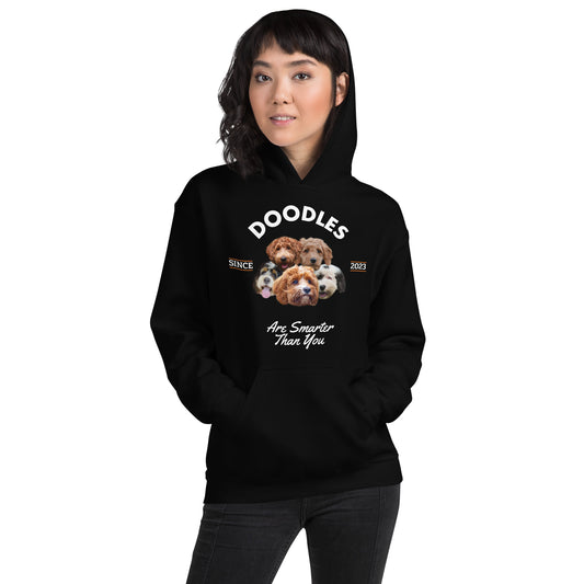 Doodles are Smarter than You - Black Hoodie