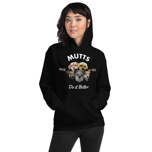 Mutts Do It Better - Black Hoodie