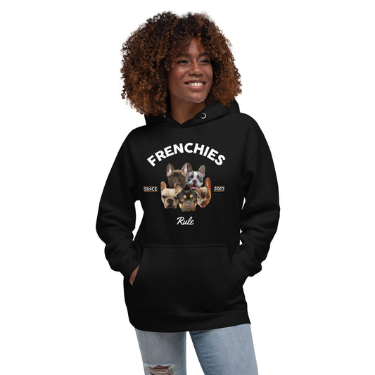 Frenchies Rule - Black Hoodie