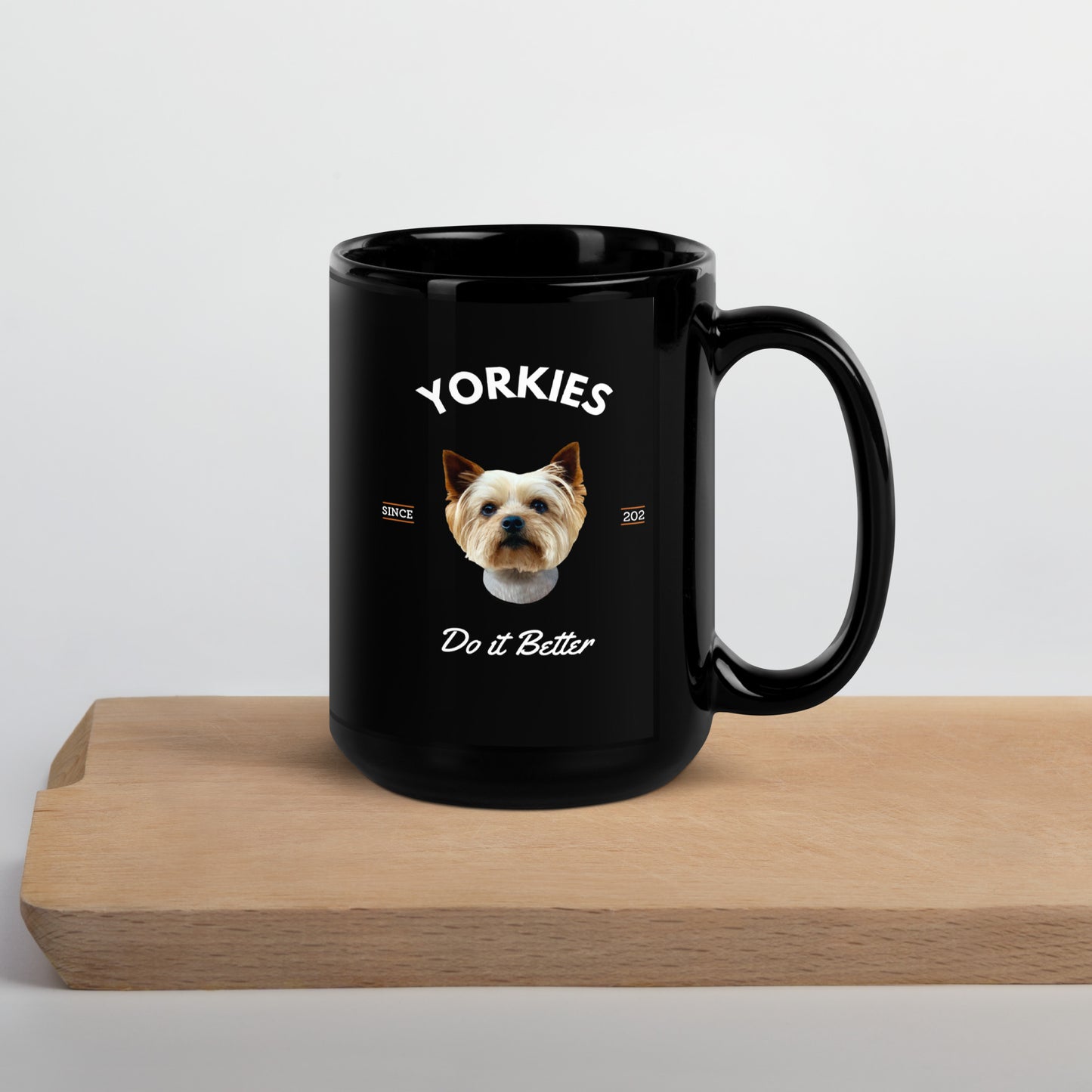 Yorkies - Black Coffee Mug (Yorkies Do It Better)