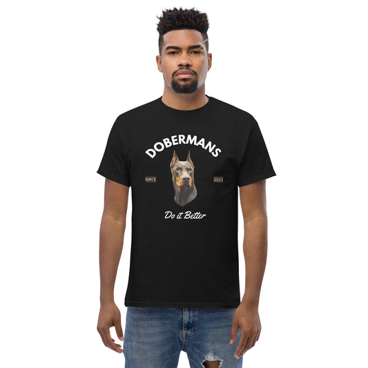 Red Dobermans - Black T (Dobermans Do It Better)