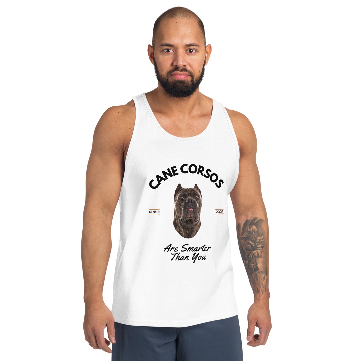 Cane Corsos - White Tank Top  (Cane Corsos are Smarter Than You)