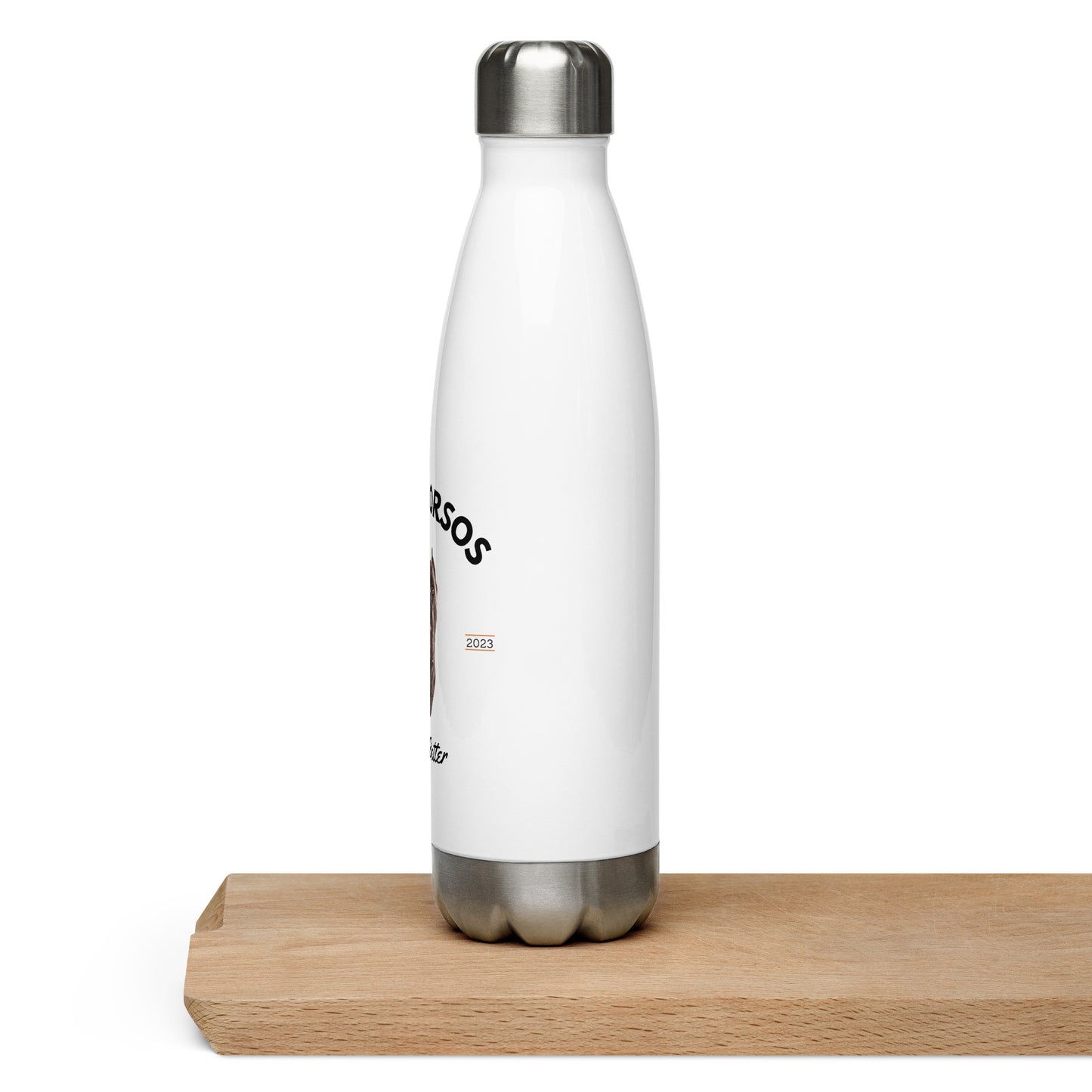 Cane Corsos - White Water Bottle  (Cane Corsos Do it Better)