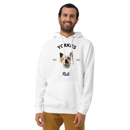 Yorkies - White Hoodie (Yorkies Rule)