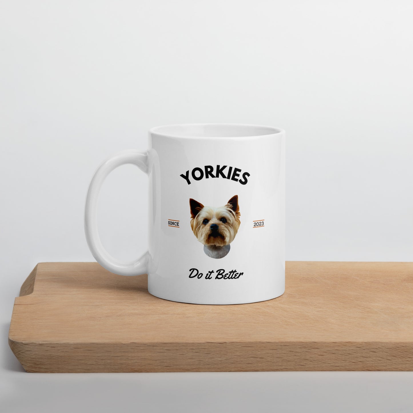 Yorkies - White Coffee Mug (Yorkies Do It Better)